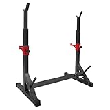 Squat Rack, Hantelständer Squat-Rack mit 12 Höhenverstellbar...