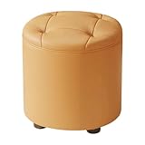 MotiveTech Fußhocker Runder Sitzhocker Polsterhocker Pouf mit Weicher...