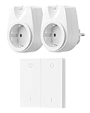 DEWENWILS Funksteckdosen mit Fernbedienung, 16A, 3500W, 45M Reichweite,...