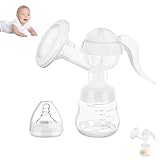 Handmilchpumpe,Manuelle Stillpumpe,Komfortable und Kompakte...
