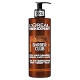 L'Oréal Men Expert XXL 3-in-1 Bartshampoo für Männer, Für Bart, Gesicht...