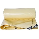 Waterproof Cloth Beige PVC Tarpaulin 1x1.5m 1.2x1.5m 1.8x2.4m 2x3m 3x4m...