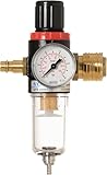 Steck-Druckminderer mit Partikelfilter und Wasserabscheider inkl....
