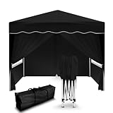 Kronenburg Faltpavillon wasserdicht Dachmaß 3 x 3 m UV Schutz 50+ Pavillon...