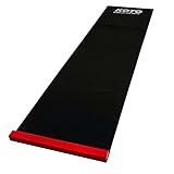 KOTO Puzzle Dartmatte - 237 x 60 cm - Rotes Oche für Dartspielen - Schaum...