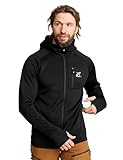 RevolutionRace Evolution Stretch Fleece Hoodie für Herren, Zip Hoodie für...