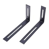 LOORGVEL 2 Stück Edelstahl Winkel Dicke Verstellbare Eckstrebe...