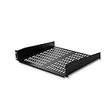 StarTech.com 2 HE Server Rack Fachboden - Universelle Perforierte...