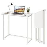 Dripex Faltbar Tisch Schreibtisch Computertisch für Homeoffice...