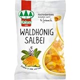 8 Beutel Kaiser Waldhonig Salbei a 90g Bonbons Hustenbonbons einzeln...