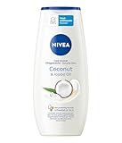 NIVEA Coconut & Jojoba Oil Pflegedusche (250 ml), pH-hautneutrales Duschgel...