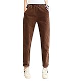 Himifashion Damen Freizeithose Herbst Winter Cordhose Elastische Taille...