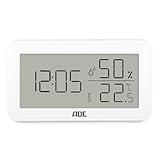 ADE Digitales Hygrometer & Thermometer | Feuchtigkeitsmessgerät innen mit...