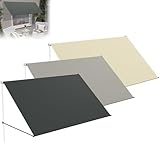 XINZI Wand-Markise Terrasse 150x143cm, Wetterfeste Sonnenschutzfolie...