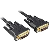 PremiumCord DVI Verbindungskabel - 0, 5m, Dual-Link, DVI-D (24 + 1) Stecker...