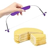 HUILATE Tortenbodenteiler 32 x 16cm Professioneller Kuchenschneider aus...