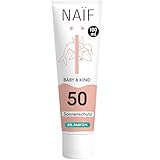 Naïf - Sonnencreme auf mineralischer Basis - für Baby & Kind - 0% Parfüm...