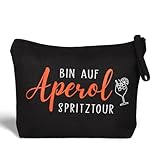 MEJOSER Aperol Geschenk Kosmetiktasche Kulturtasche Federmäppchen Lustig...