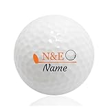 NGTSFLY Golfball Personalisiert mit Wunschtext,Golf Geschenke für Männer...