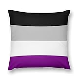 peiyeety Dekorativer Kissenbezug für den Außenbereich, LGBT-Pride-Flagge,...