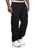 Jolicloth Hosen Herren Cargo Baumwolle Outdoor Lange Baggy Hose Casual...