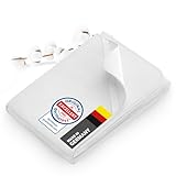 Dreamzie - Molton Matratzenschoner 100x200 cm 100% Baumwolle 300 GSM - mit...
