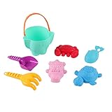 CIYODO 7Stücke Teiliges Sandspielzeug Set für Strandspielzeug für...