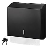 Edelstahl Papierhandtuchspender,28.2×26.2×10CM...