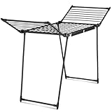 tectake® Wäscheständer XXL standfest, klappbar, 18 m Trockenlänge auf...