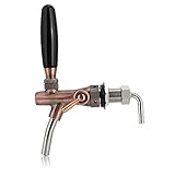 Bierzapfhahn Einstellbare G5/8 Gewinde Bierhahn Chrome Fassbierhahn,...