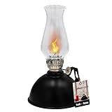 KOTARBAU® Petroleumlampe Glas Öllampe mit Regulierbare Flame 20 cm...
