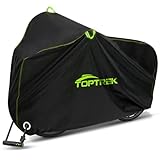 toptrek Fahrradabdeckung Wasserdicht, 210D Oxford-Gewebe Fahrradgarage...
