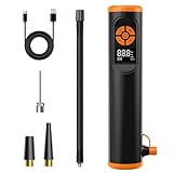 3 in 1 Elektrische Luftpump, Kabelloser Akku Fahrradpumpe & Notfallhammer...