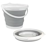 Beldray Faltbarer Eimer 10 L – Putzeimer, Pop-up-Eimer, zusammenklappbare...