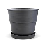 Plastard Blumentopf Milano 32 cm Durchmesser mit passenden Untersetzer...