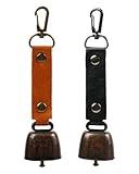TPZORJX 2 PCS kuhglocke klein,Metall Vintage Mini Kuhglocke Glocken...
