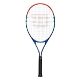 Wilson Impact Tennis Racket, 4-3/8' (3), Blau/Rot