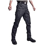 TOFOTL Herren Cargo Hose Warnschutzhose Cargohose Business mit...