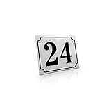 Betriebsausstattung24® Hausnummernschild - Nostalgische Hausnummer - Mit...