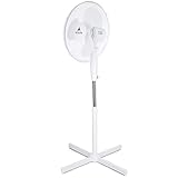 TRESKO AERSON Standventilator 40cm | Ventilator höhenverstellbar bis 120cm...