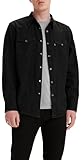 Levi's Herren Barstow Western Standard Hemd,Marble Black Denim Rinse,XL