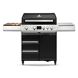 BURNHARD® GRANT Upgrade Gasgrill – 4-Brenner BBQ mit...