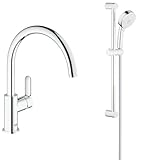 GROHE BauEdge - Einhand-Spültischbetterie & Tempesta Cosmopolitan -...