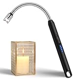 LcFun Stabfeuerzeug, Lichtbogen Feuerzeug Elektrisch, Elektrisches...