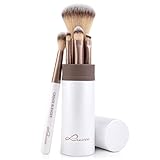 Make-up-Pinsel-Set – 5-teilig + Pinselköcher mit Smart-Halter – LUVIA...