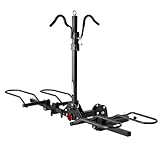 Young 90.7 kg Capacity Hitch Mounted 2 Bike Rack with Lock for Standard...