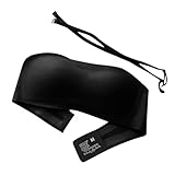 Trägerloser Damen BH Mit Abnehmbaren Trägern Glatte Bandeau BHs...
