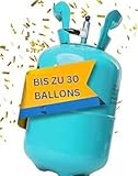 Brogaz Ballongas [für 30 Luftballons]– Helium Balloon Gas für bis zu...