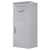 Zelsius Paketbriefkasten | RAL9007 Grau | verzinkter pulverbeschichteter...