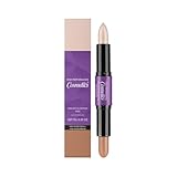 Shimmer Contour Highlighter Stick with Blush,Cream Dual-End Highlight...